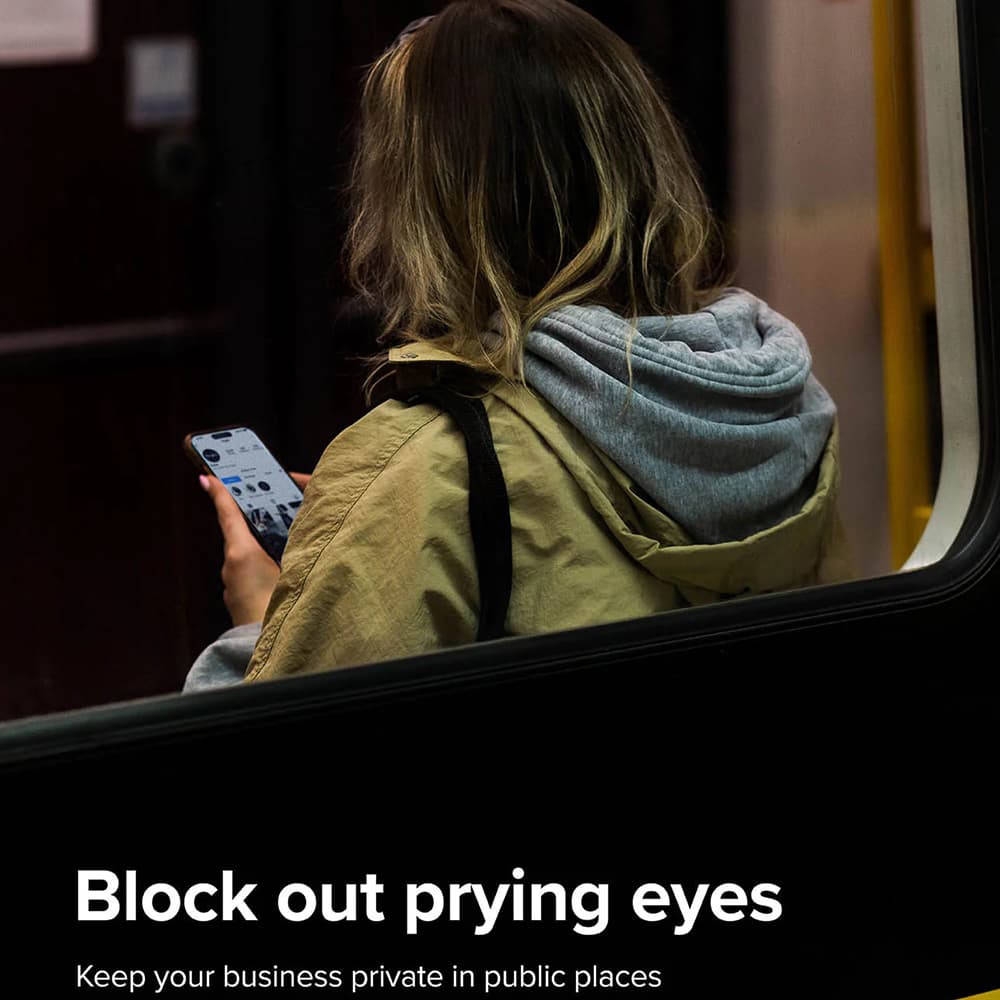 Ringke Tvrzené sklo iPhone 15 Pro Max Soukromí - náhled 4