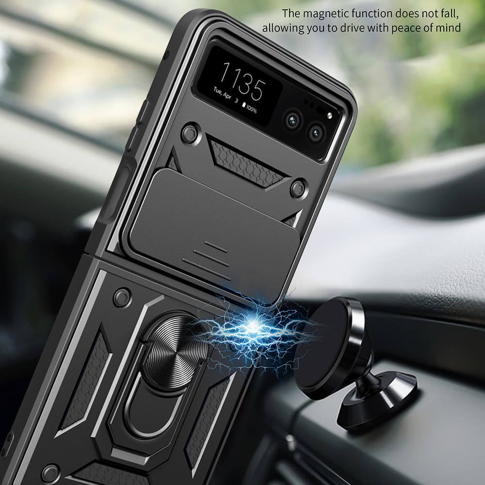 Techsuit CamShield Series Motorola Razr 40 Černá - náhled 4