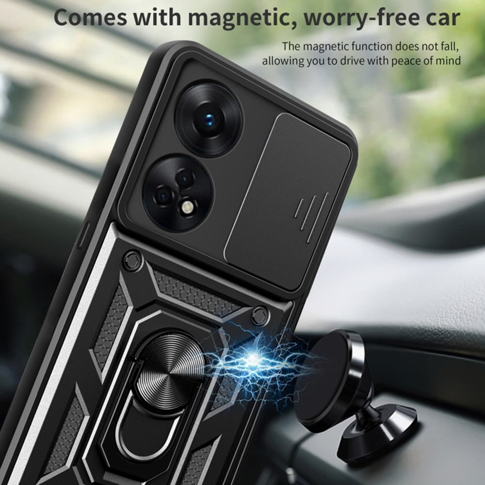 Techsuit CamShield Series Oppo A78 4G Černá - náhled 4