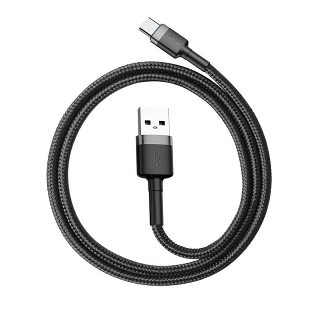 Baseus Datový kabel Cafule CATKLF-AG1 USB-C 0.5m Šedočerný - náhled 4