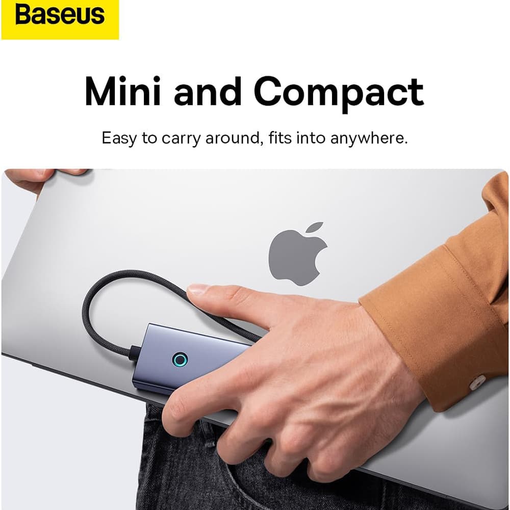 Baseus Dokovací stanice UltraJoy Type-C HDMI 4x USB 4K Space Grey - náhled 4