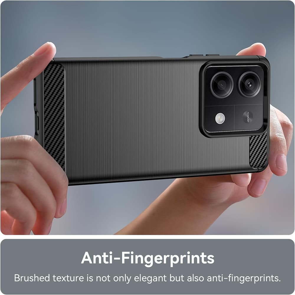 Techsuit Karbon Silikon Xiaomi Redmi Note 13 5G Černý - náhled 4