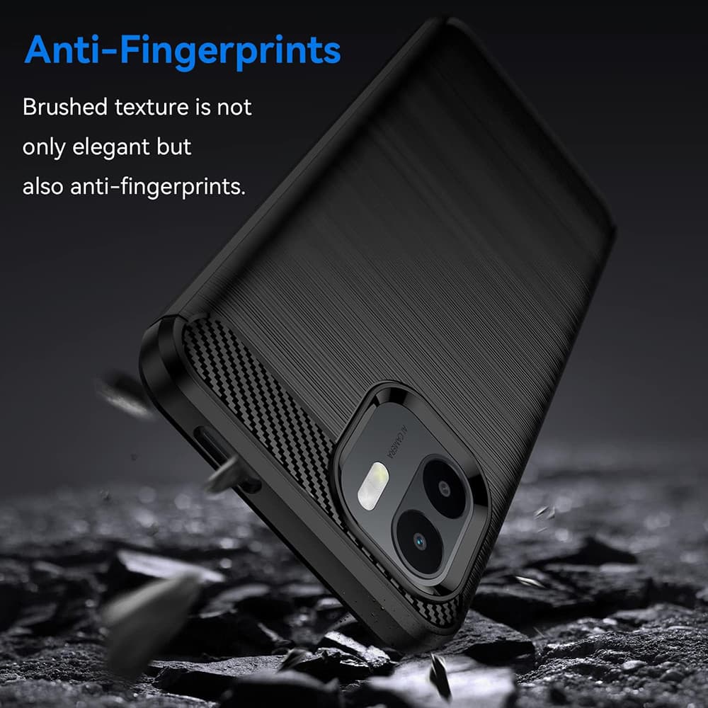 Techsuit karbon silikon Xiaomi Redmi A1 A2 černý - náhled 4