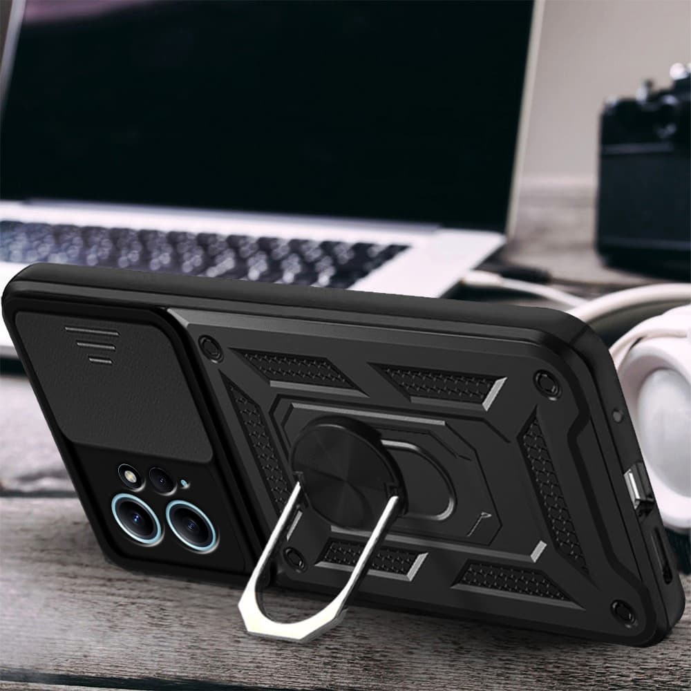 Techsuit CamShield řada Xiaomi Redmi Note 12 4G černá - náhled 4