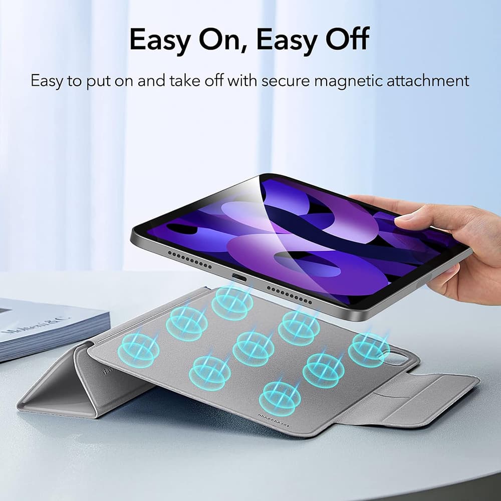ESR Rebound Magnetic iPad Pro 11 2018 Air 4 5 11 2020 2022 2024 šedý - náhled 4