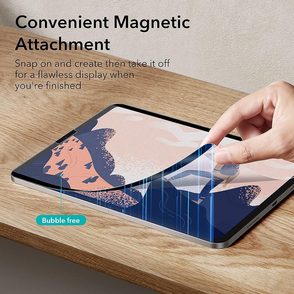 ESR Paper-Feel Magnetic pro iPad Air 11 2024 2025 Clear - náhled 4