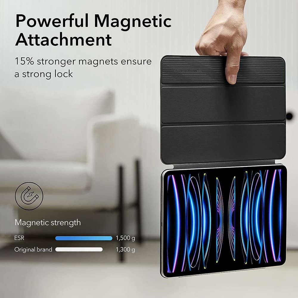 Pouzdro ESR - Rebound Magnetic - iPad Pro 11 (2018 / 2020 / 2021 / 2022) Černé - náhled 4