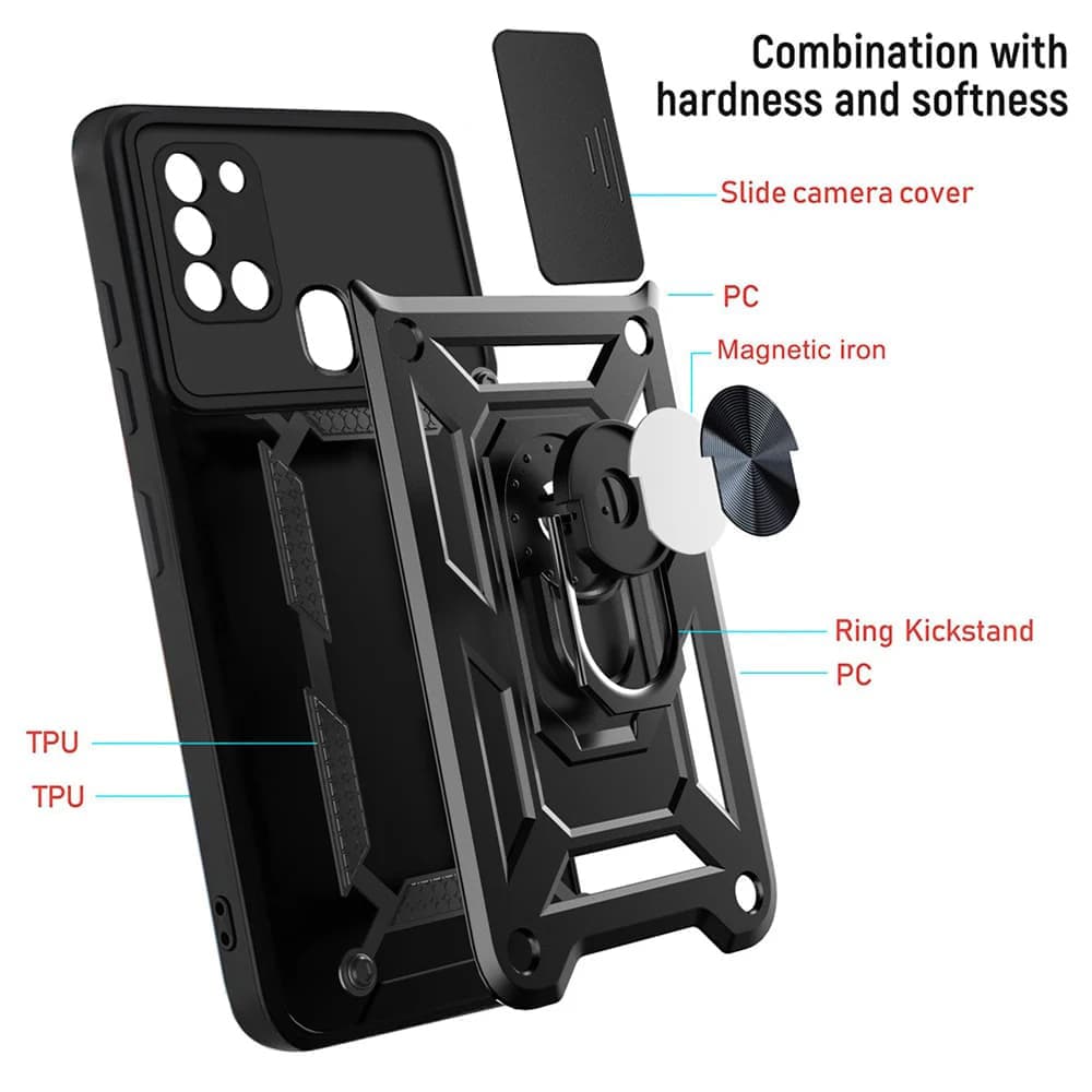 Techsuit CamShield série Samsung Galaxy A21s černá - náhled 4