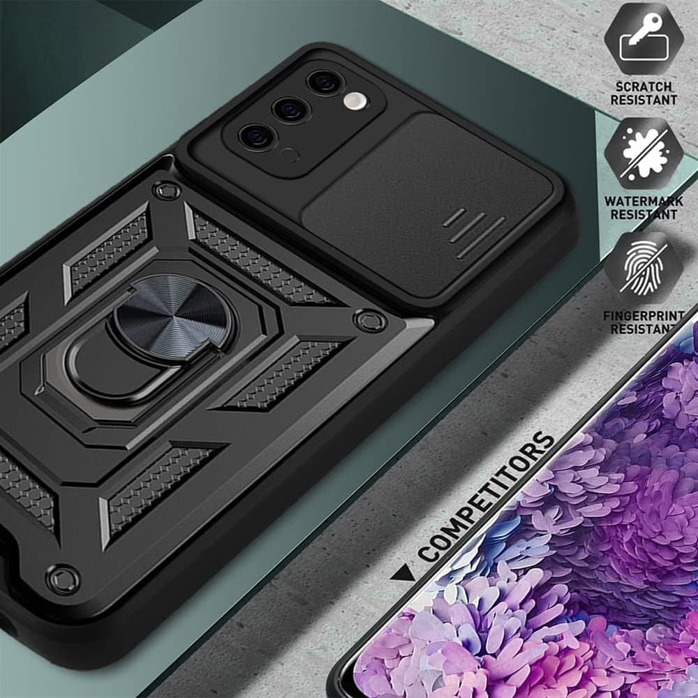 Techsuit CamShield řada Samsung Galaxy S20 4G S20 5G černá - náhled 4