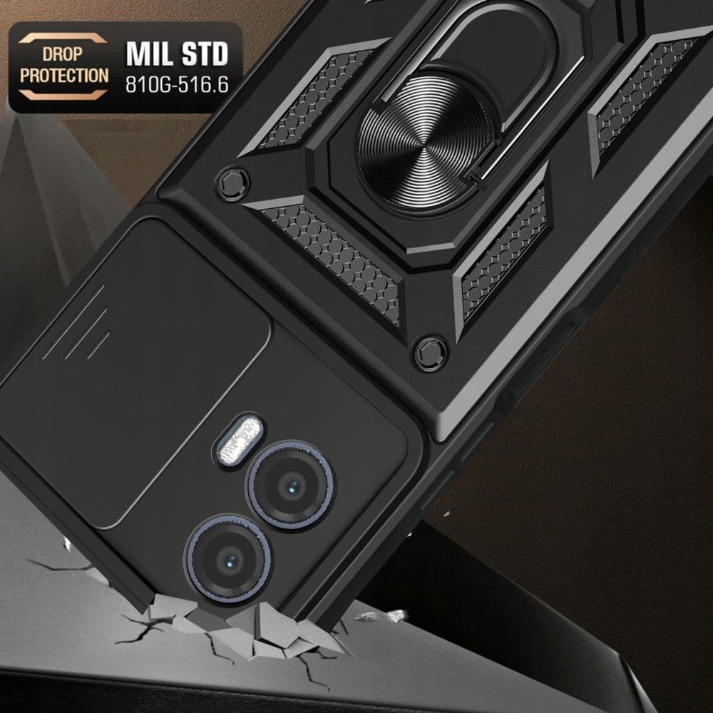 Techsuit CamShield Series Motorola Moto G73 Černá - náhled 4