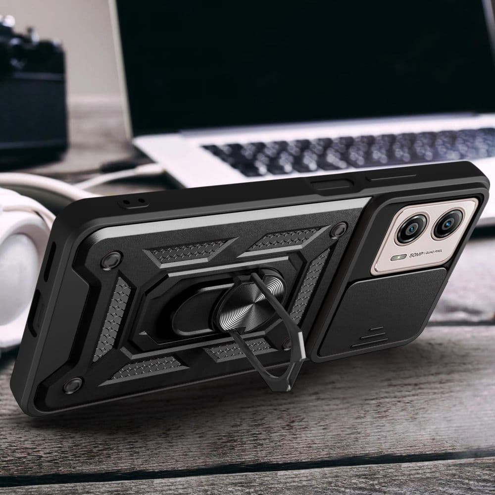 Techsuit CamShield řada Motorola Moto G13 G23 G53 černá - náhled 4