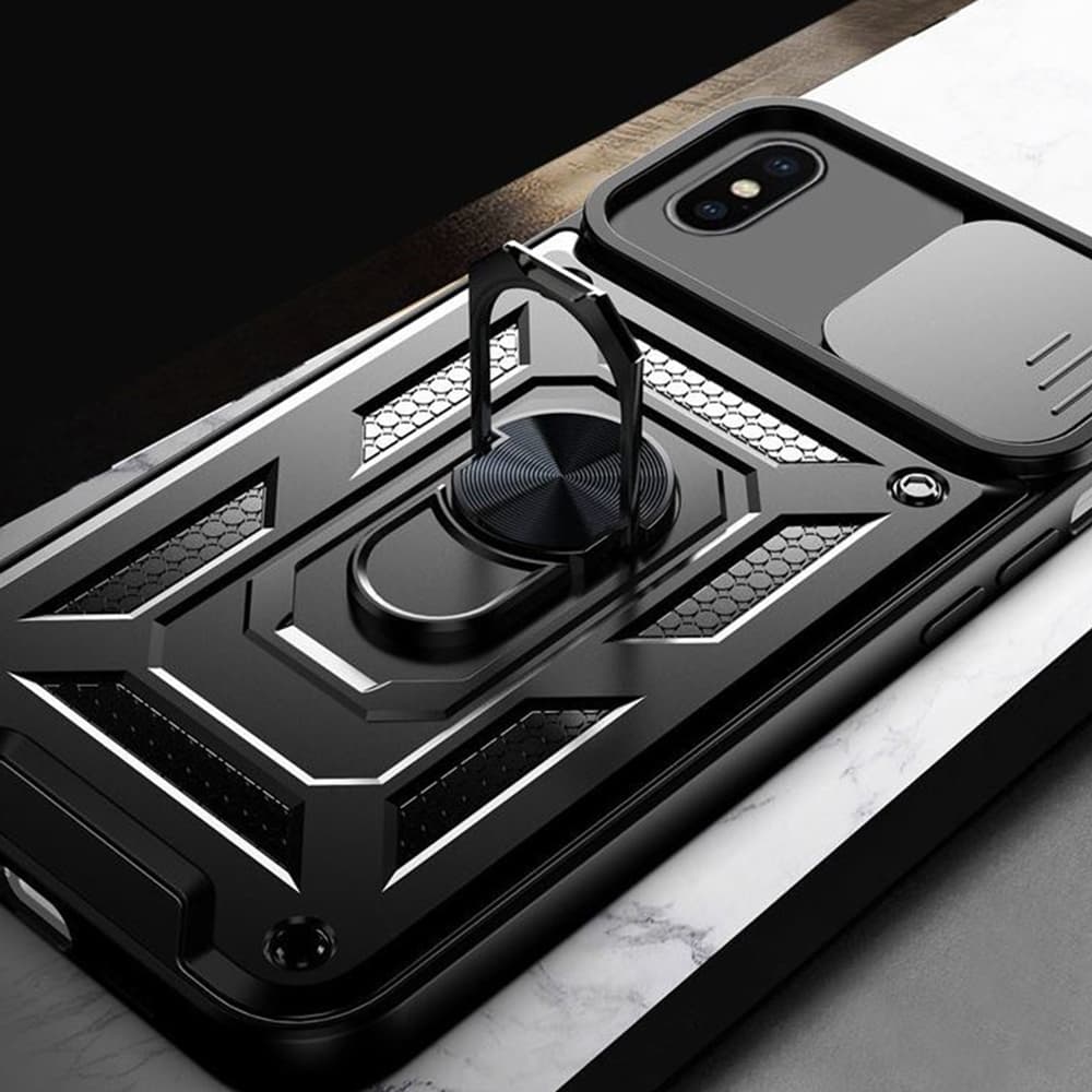 Techsuit CamShield série iPhone X iPhone XS černá - náhled 4