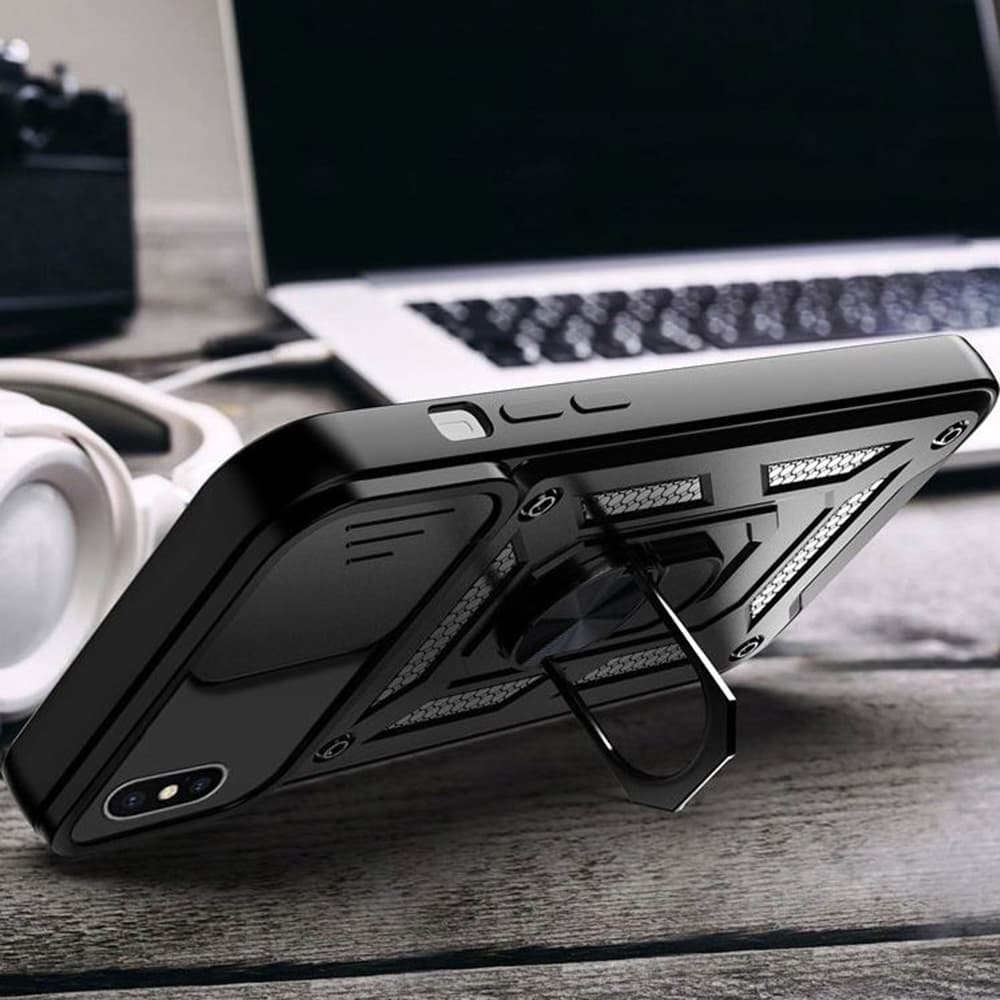 Techsuit CamShield řada iPhone XS Max černá - náhled 4