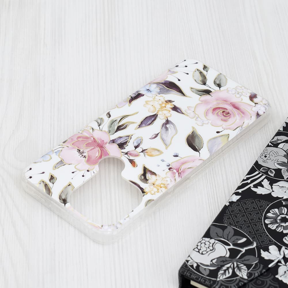 Techsuit Mramorová série Xiaomi Redmi A1+ A2+ Chloe bílá - náhled 4