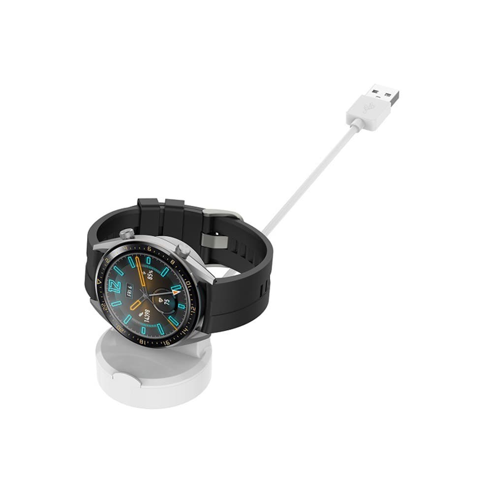 Techsuit Bezdrátový nabíjecí kabel THC4 pro Huawei Watch GT GT2 Černá - náhled 4