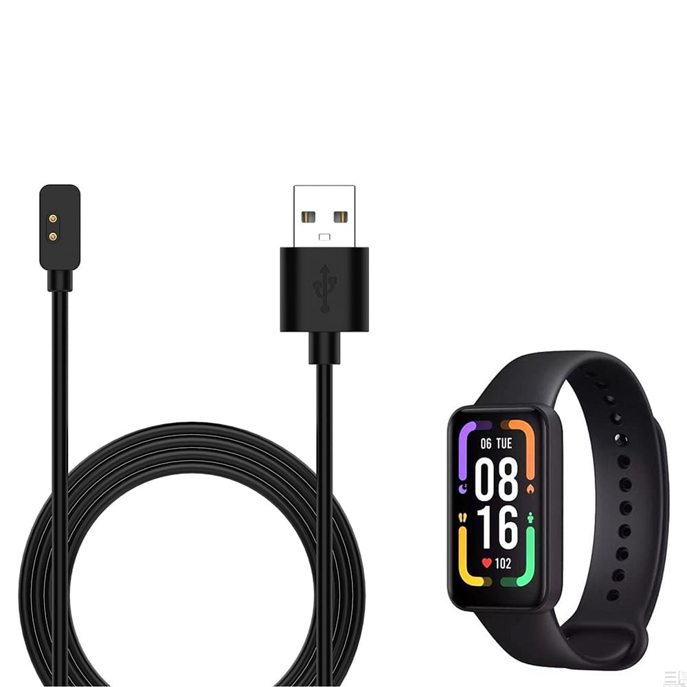 Techsuit Bezdrátový nabíjecí kabel pro Xiaomi USB 3.5W 1m Černá - náhled 4