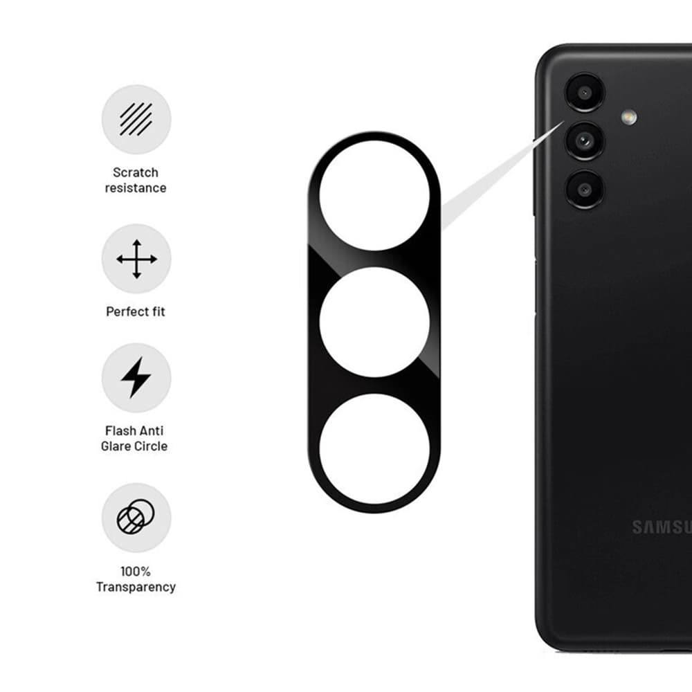 Techsuit Ochranné sklo fotoaparátu Samsung Galaxy S24 Black - náhled 4
