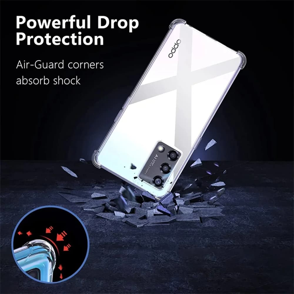 Techsuit Nárazuvzdorný Průhledný Silikon Oppo Reno10 Reno10 Pro - náhled 4