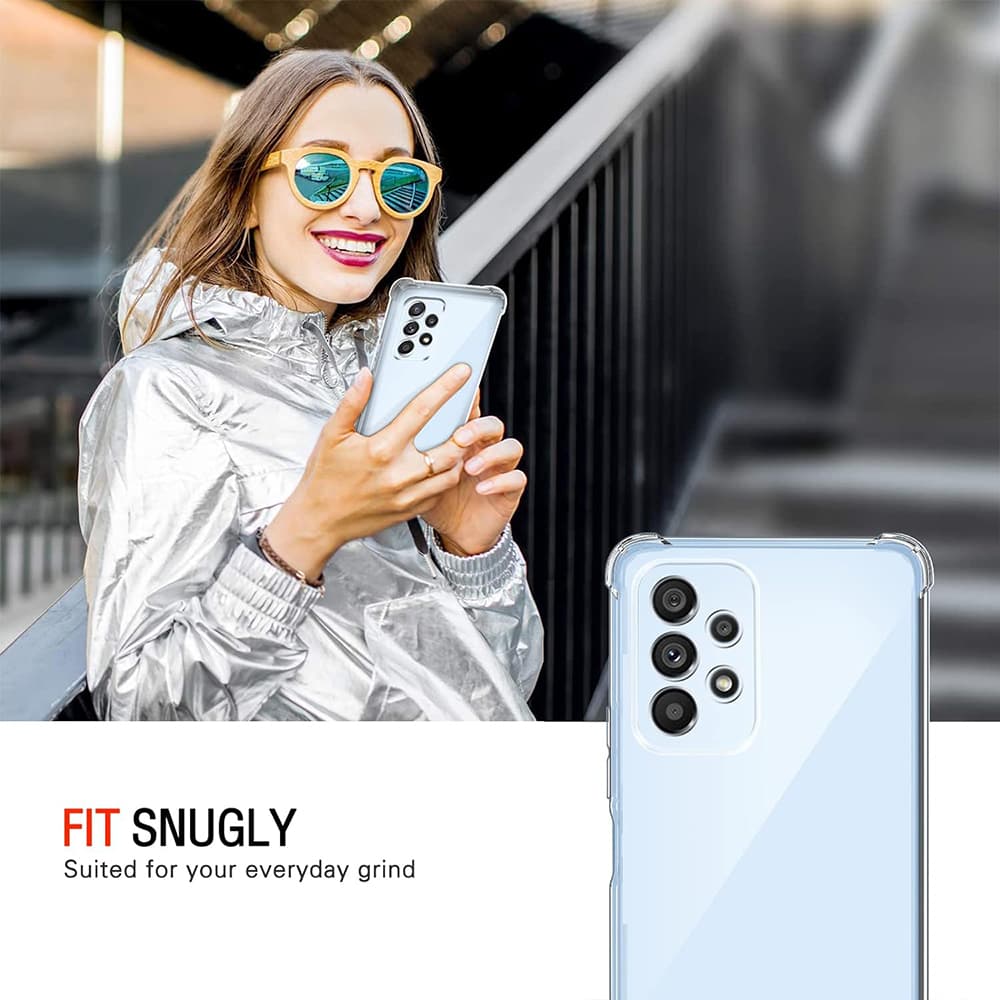 Techsuit Nárazuvzdorný Průhledný Silikon Samsung Galaxy A53 5G - náhled 4
