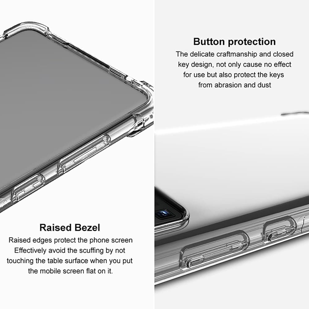 Techsuit Nárazuvzdorný Průhledný Silikon Motorola Edge 40 Neo Clear - náhled 4