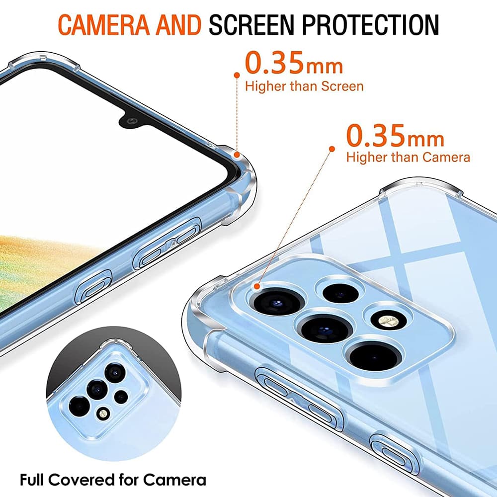 Techsuit Nárazuvzdorný Průhledný Silikon Samsung Galaxy A33 5G - náhled 4