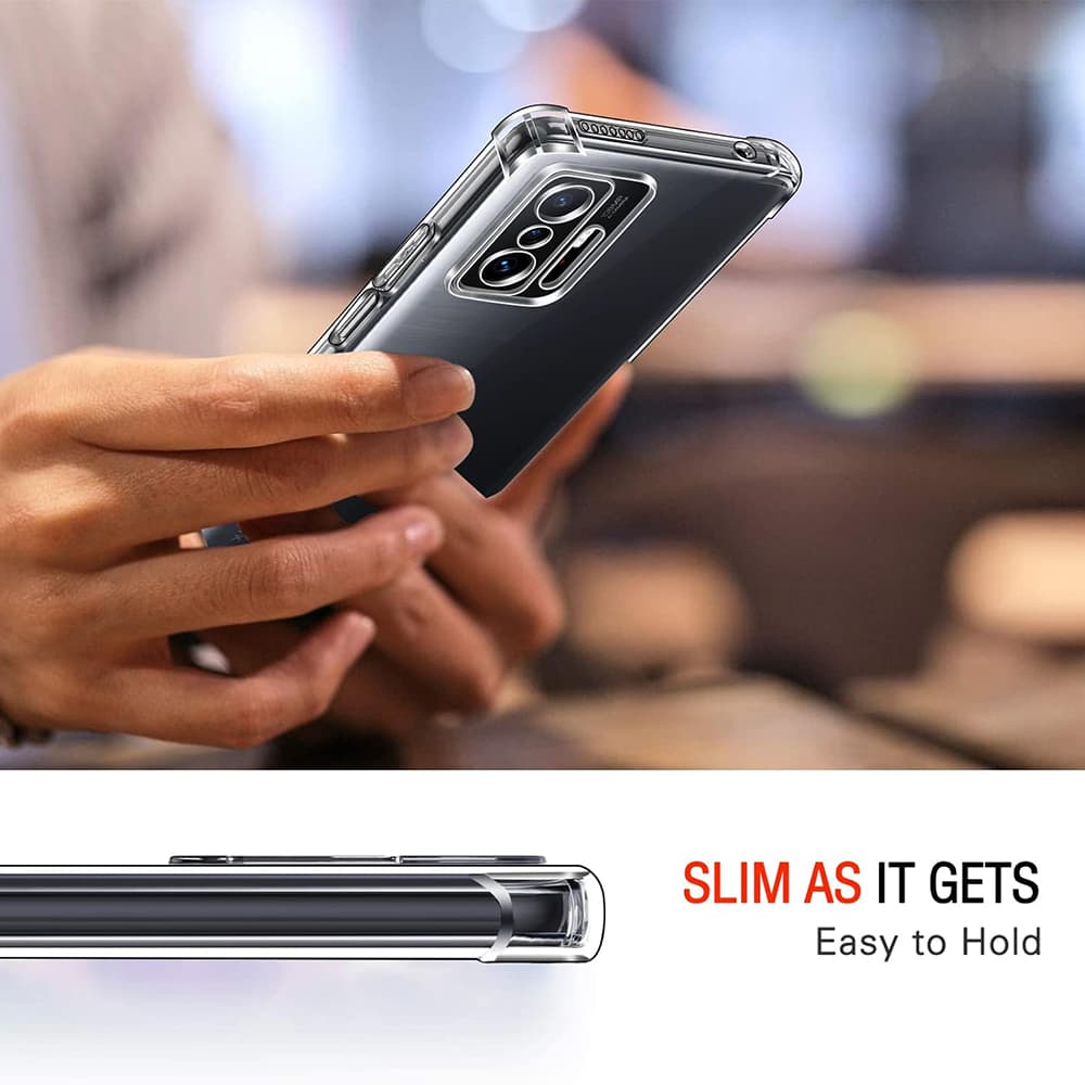 Techsuit Nárazuvzdorný Průhledný Silikon Xiaomi 11T 11T Pro - náhled 4