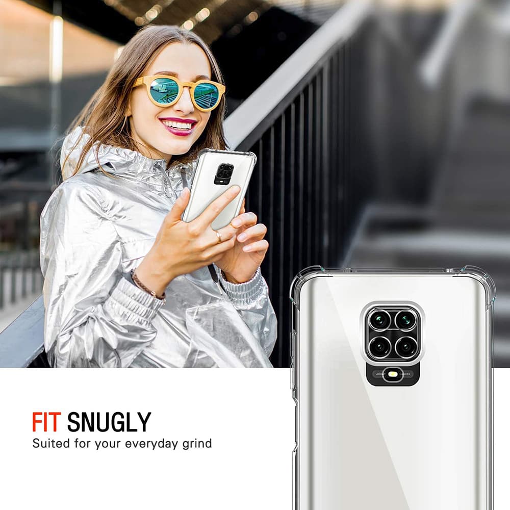 Techsuit Nárazuvzdorný Průhledný Kryt Xiaomi Redmi Note 9S Note 9 Pro Max - náhled 4