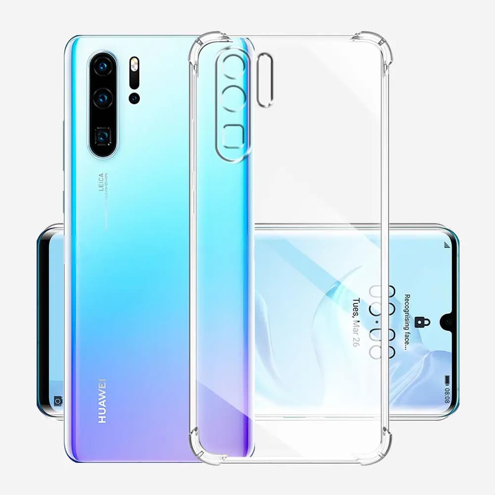 Techsuit Nárazuvzdorný průhledný silikon Huawei P30 Pro P30 Pro NE - náhled 4
