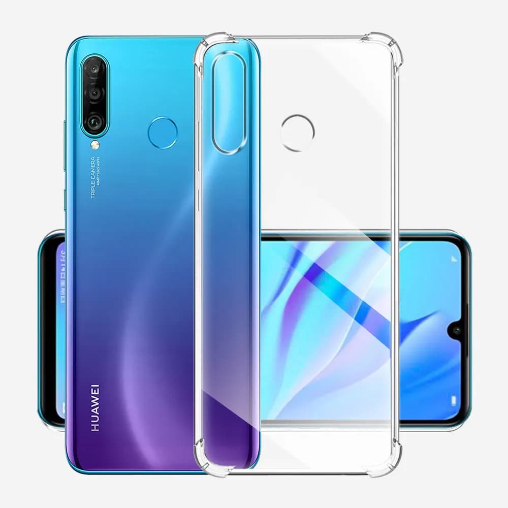 Techsuit Nárazuvzdorný průhledný silikon Huawei P30 Lite - náhled 4