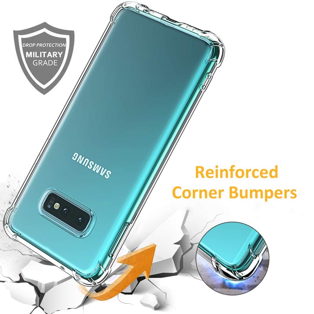 Techsuit Nárazuvzdorný Průhledný Silikon Samsung Galaxy S10e Clear - náhled 4