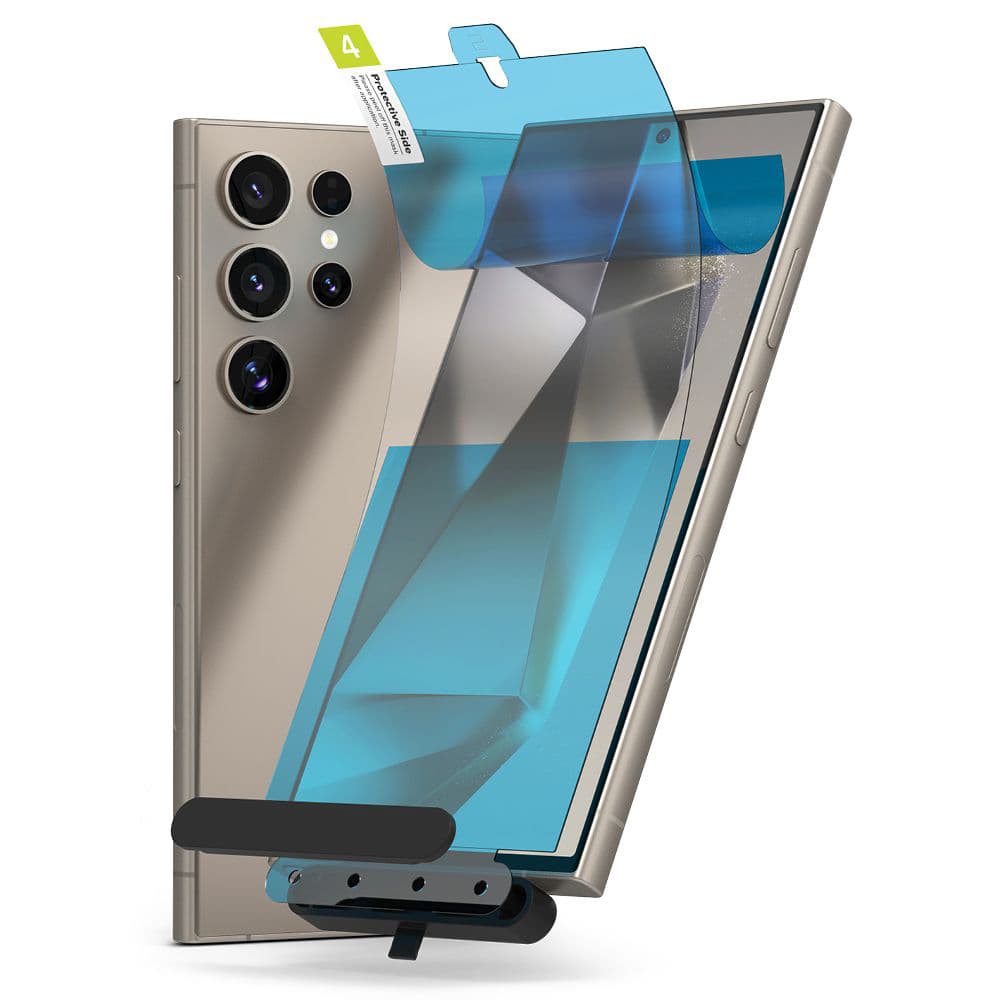 Ringke Dual Easy Full 2 kusy Samsung Galaxy S24 Ultra Čiré - náhled 4