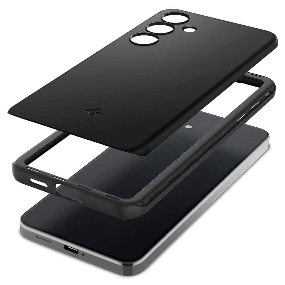 Spigen Thin Fit Samsung Galaxy S24 Černý - náhled 4