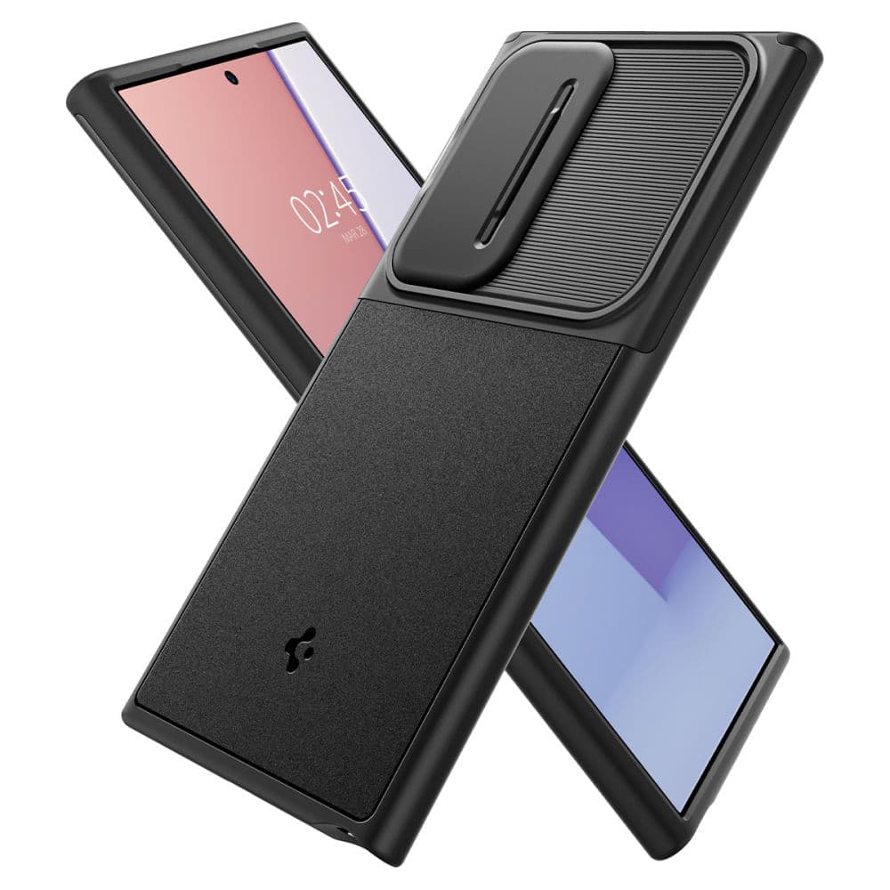Spigen Optik Armor Samsung Galaxy S24 Ultra Černá - náhled 4