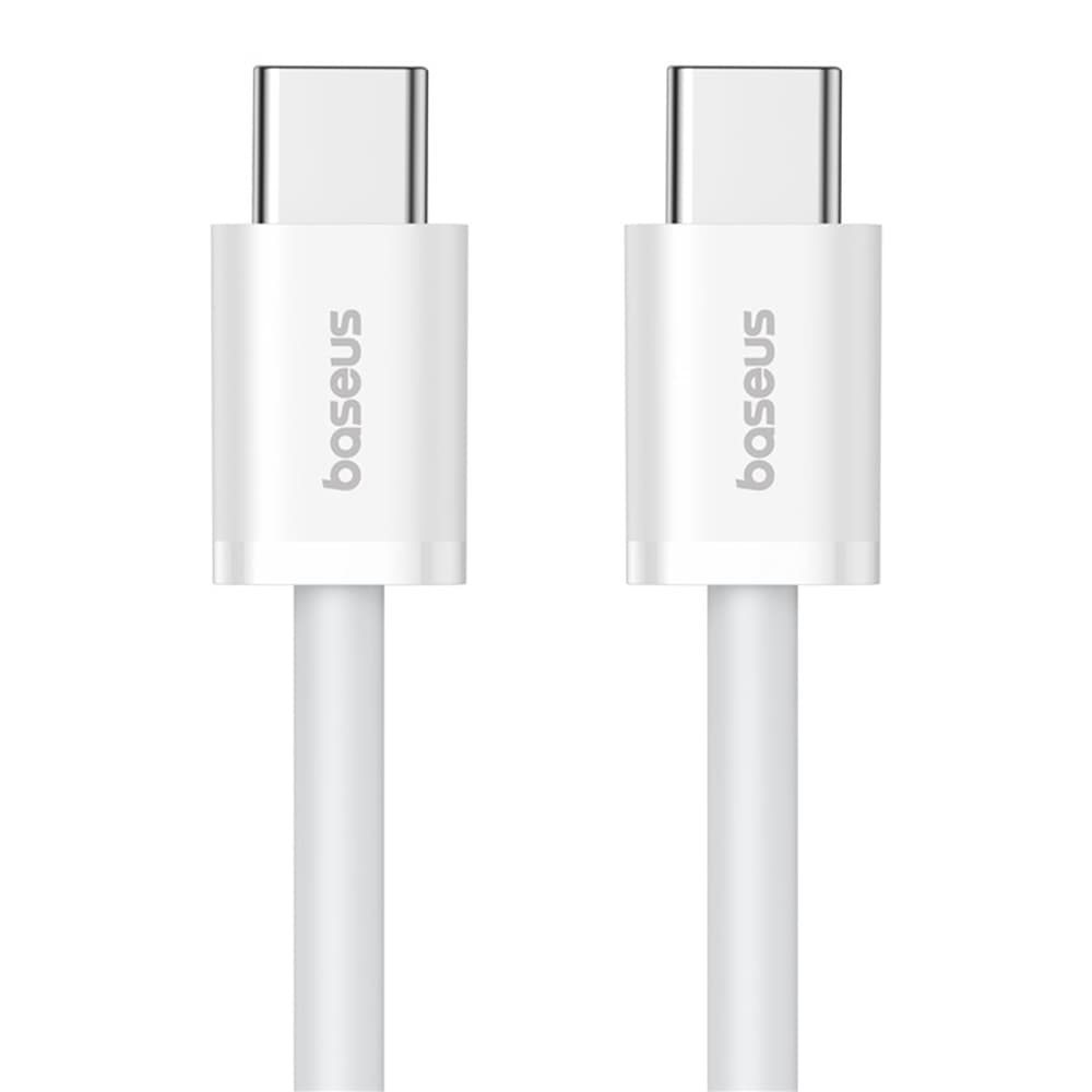 Datový kabel Baseus (P10365200211-01) – Type-C na Type-C, 30W, 2m – Moon White - náhled 4