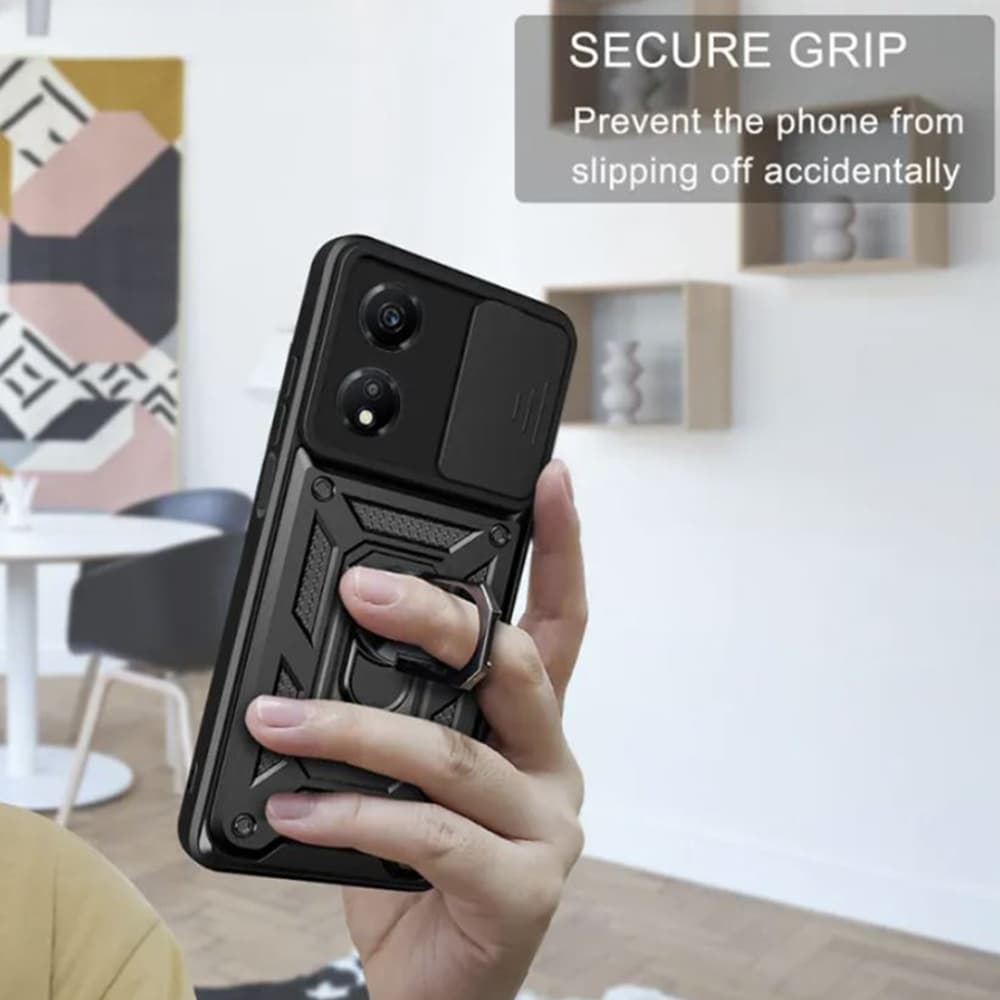 Techsuit Řada CamShield Honor X7b X7b 5G 90 SMART Černá - náhled 4