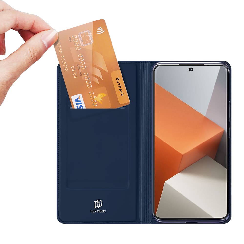 Pouzdro Dux Ducis Skin Pro Xiaomi Redmi Note 13 Pro+ 5G černé - náhled 4