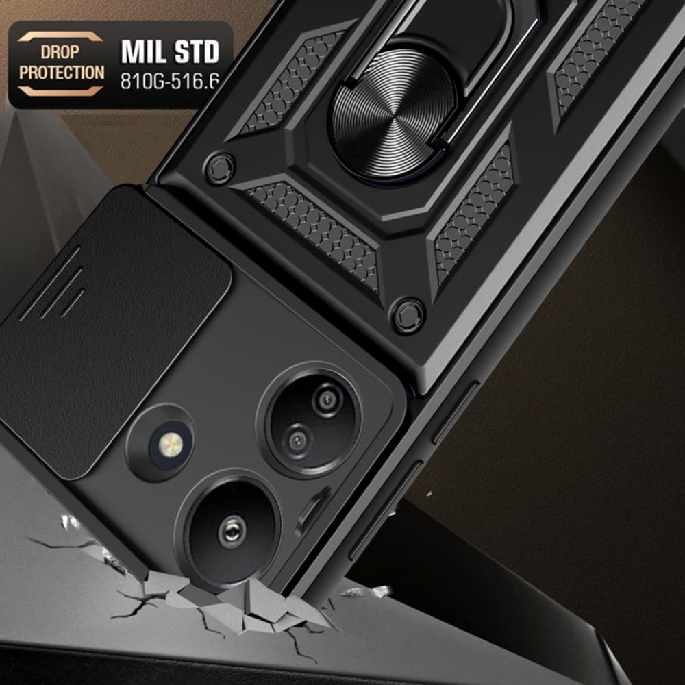 Techsuit CamShield řada Xiaomi Redmi 13C 5G černá - náhled 4