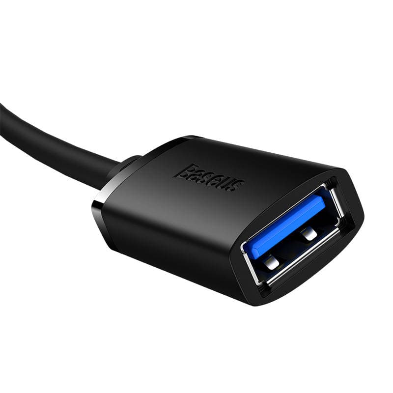 Baseus prodlužovací kabel AirJoy Series USB samec na samici USB 3.0 0.5m černý - náhled 4