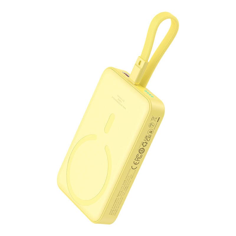 Baseus Power Bank Magnetic Mini MagSafe USB-C 10000mAh 20W žlutá - náhled 4