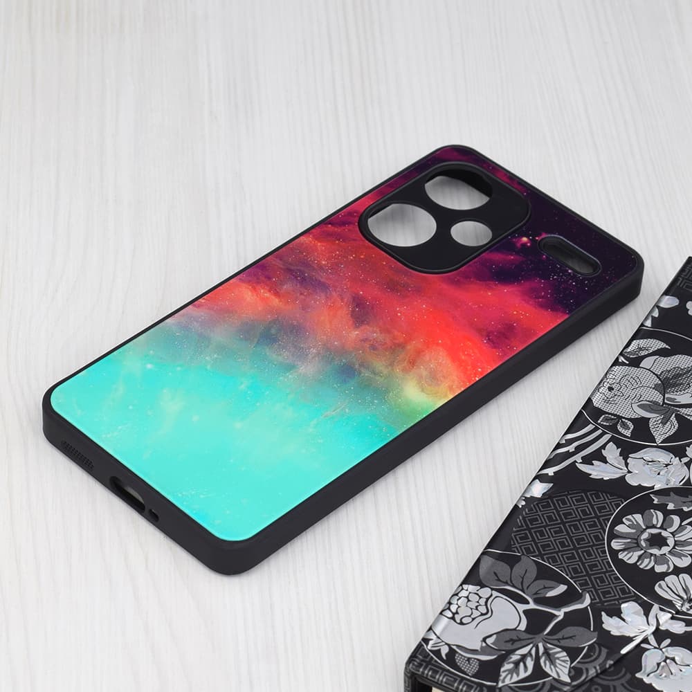 Techsuit Glaze Series Xiaomi Redmi Note 13 Pro+ 5G Ohnivý oceán - náhled 4
