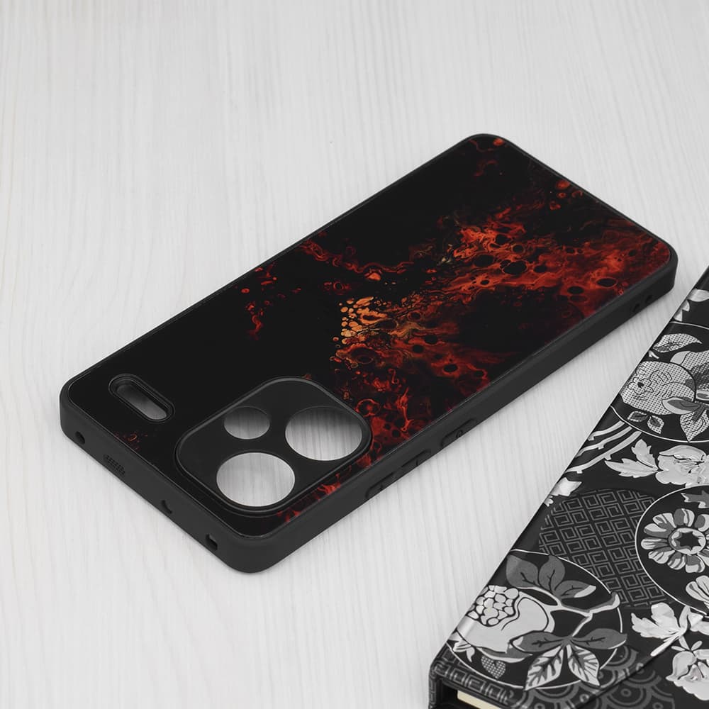 Techsuit Glaze Series Xiaomi Redmi Note 13 Pro+ 5G Červená - náhled 4