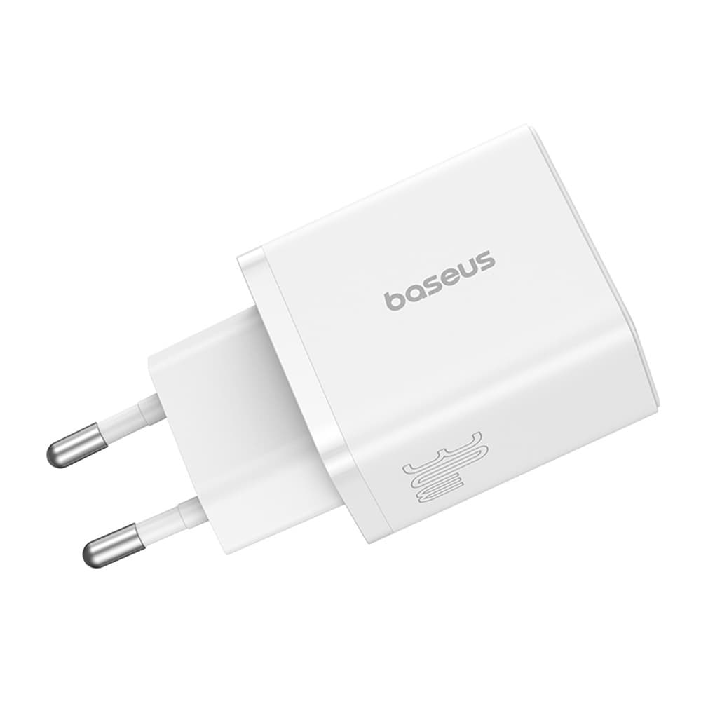 Baseus Nástěnná nabíječka USB Type-C Rychlonabíjení 30W Měsíční bílá - náhled 4