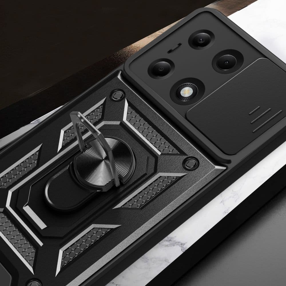 Techsuit CamShield Series Xiaomi Redmi Note 13 Pro 4G Černá - náhled 4