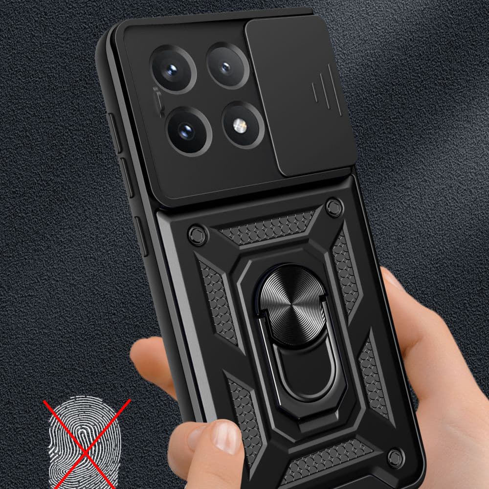 Techsuit CamShield řada Xiaomi Poco X6 Pro černá - náhled 4