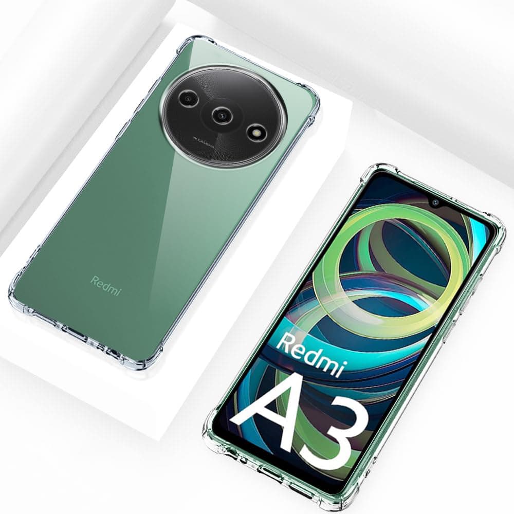 Techsuit Nárazuvzdorný Průhledný Silikon Xiaomi Redmi A3 Redmi A3x - náhled 4