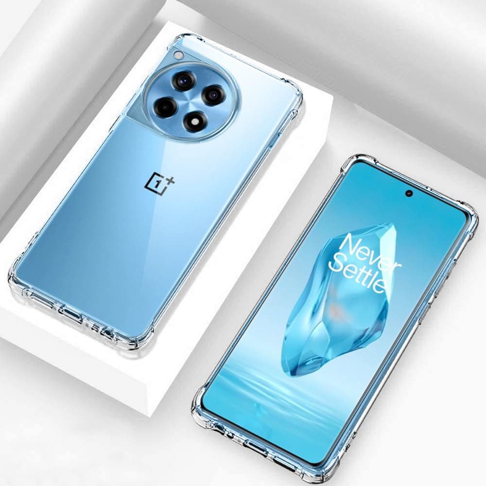 Techsuit Nárazuvzdorný Průhledný Silikonový OnePlus 12R Clear - náhled 4