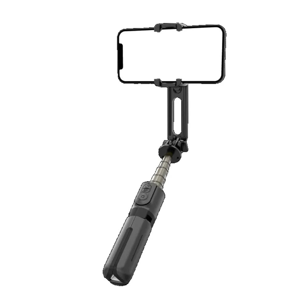 Techsuit L18Mini Selfie Tyč Gimbal Stativ Bluetooth Černá - náhled 4