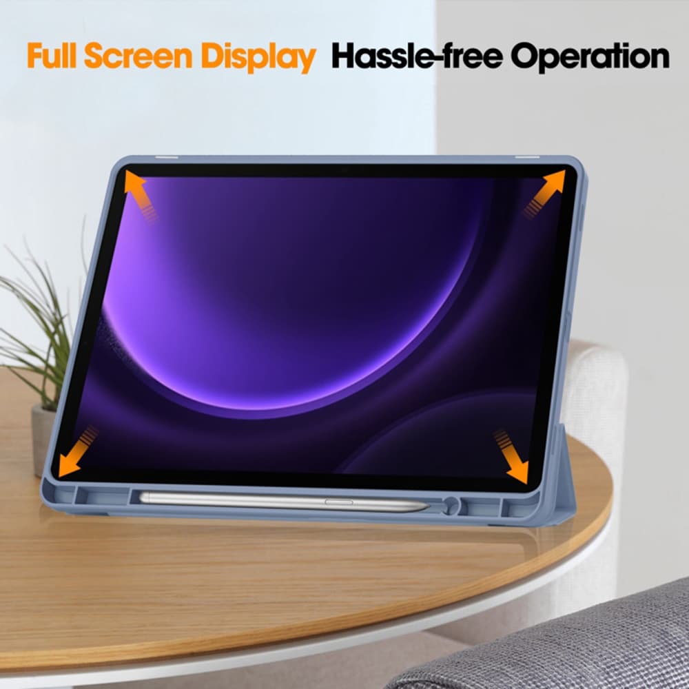 Pouzdro Techsuit Flex Trifold S9 S9 FE S10 FE Fialové - náhled 4