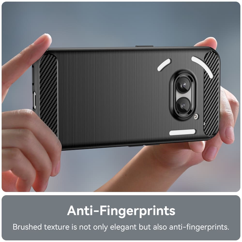 Techsuit Karbon Silikon Nothing Phone (2a) (2a) Plus Černý - náhled 4
