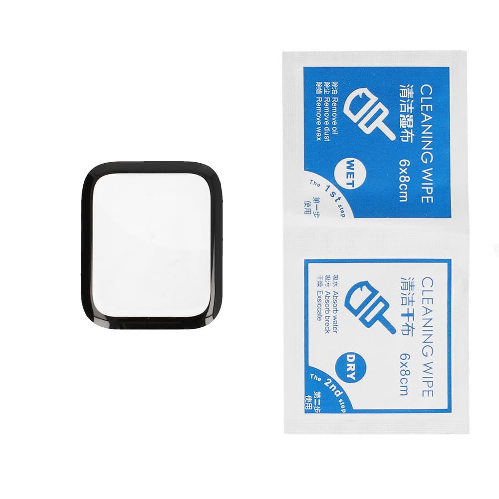 Tvrzené akrylátové sklo Full Glue pro Apple Watch SE 44 mm - náhled 4